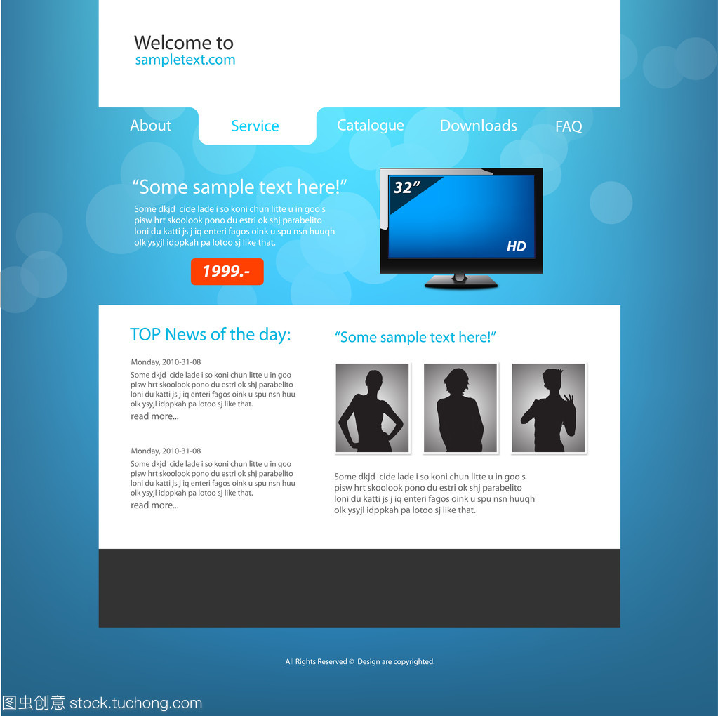 探索网页与网站设计的核心 精选矢量风格模板的艺术与价值